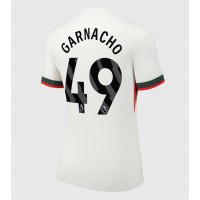 Chelsea Alejandro Garnacho #49 Fußballbekleidung Auswärtstrikot Damen 2025-26 Kurzarm
